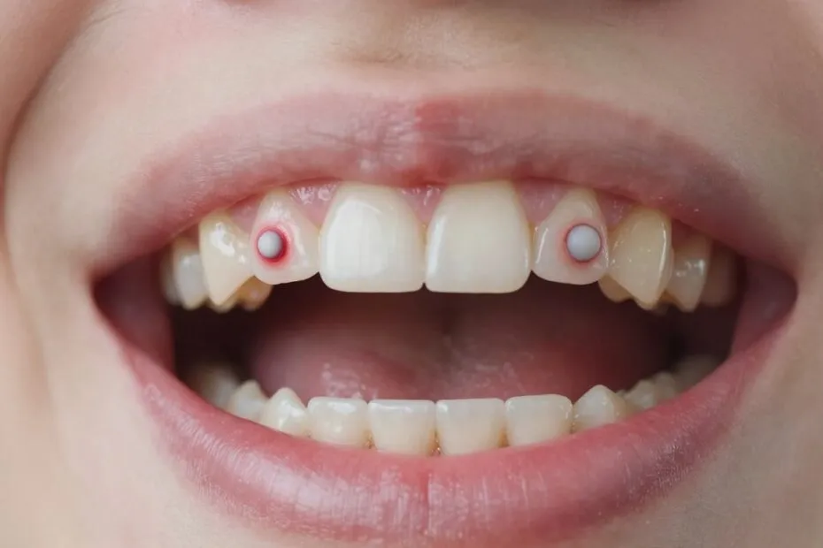 afty na dziąsłach typowy wygląd