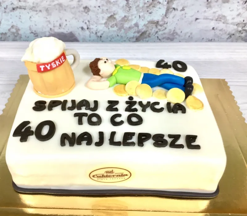 tort na 40 urodziny dla mężczyzny śmieszny