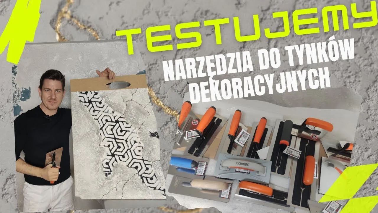 narzędzia do tynków dekoracyjnych