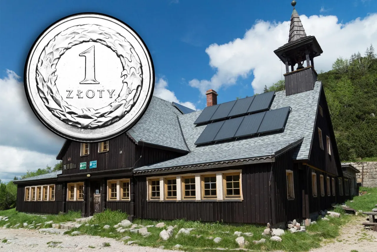 Schronisko g&oacute;rskie z panelami słonecznymi. Czy nocleg w schronisku kosztuje tylko 1 złoty?