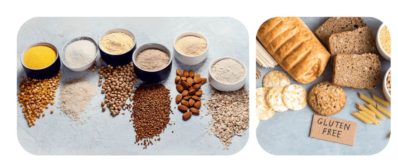 różne mąki bezglutenowe