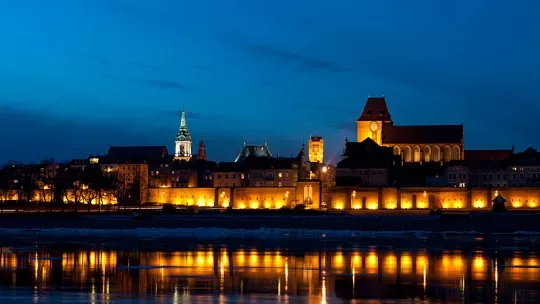 Toruń panorama starówki