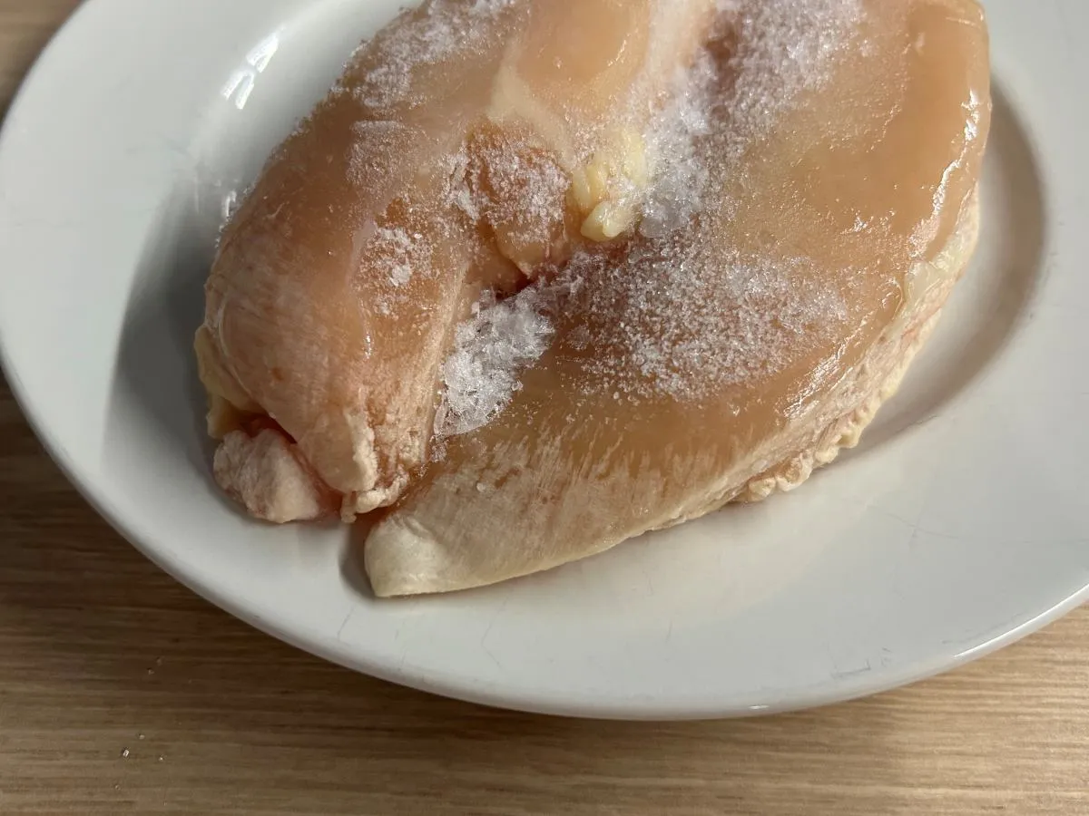 Oparzelina mrozowa na żywności