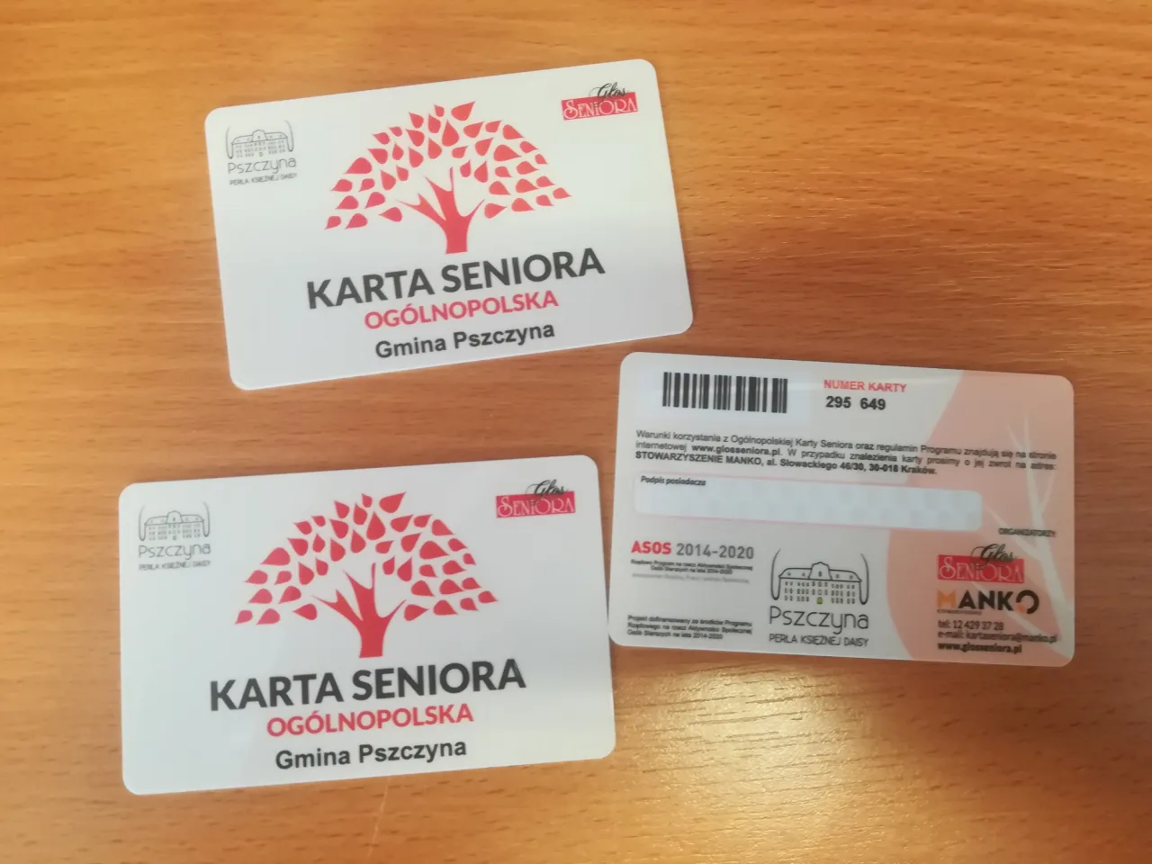 Lokalna Karta Seniora wzór