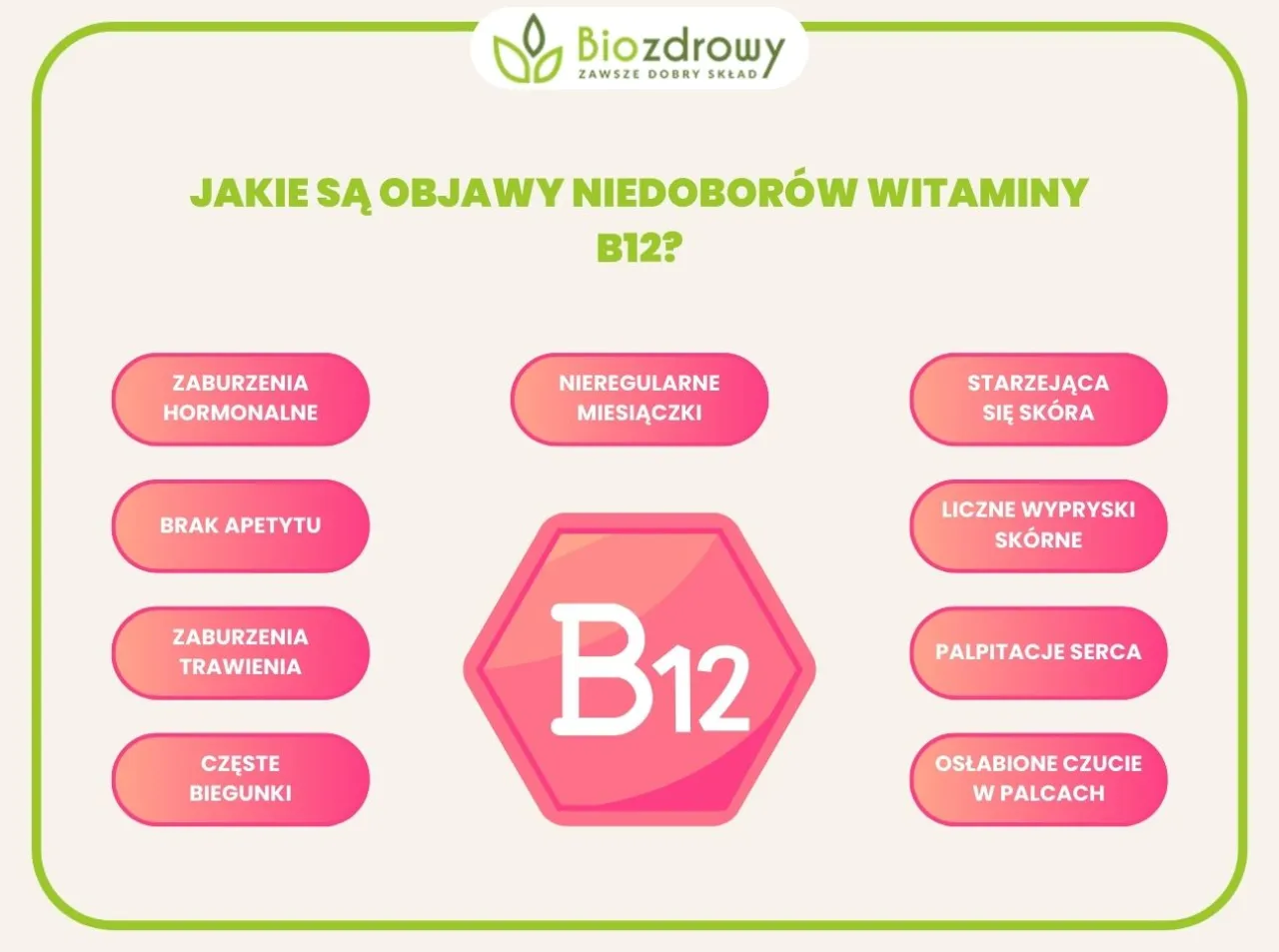 Objawy neurologiczne niedoboru witaminy B12