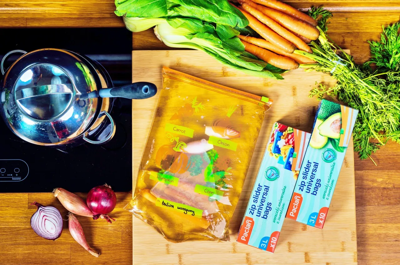 Pojemniki i woreczki do mrożenia marchwi