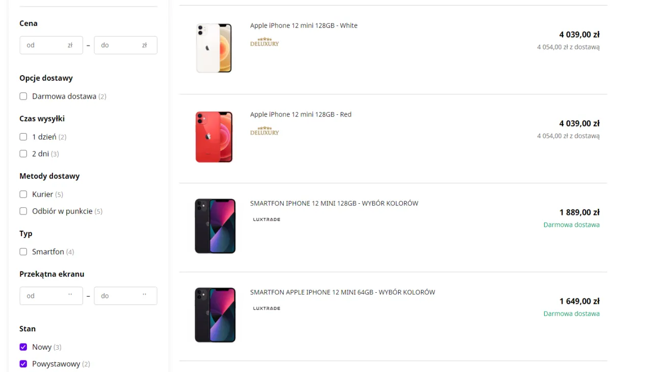 platformy sprzedażowe iPhone 12