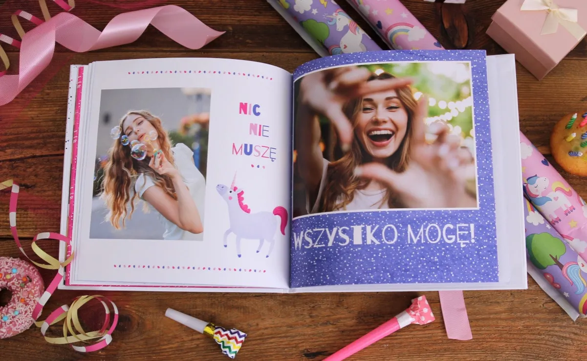 fotoksiążka na 18 urodziny przykłady