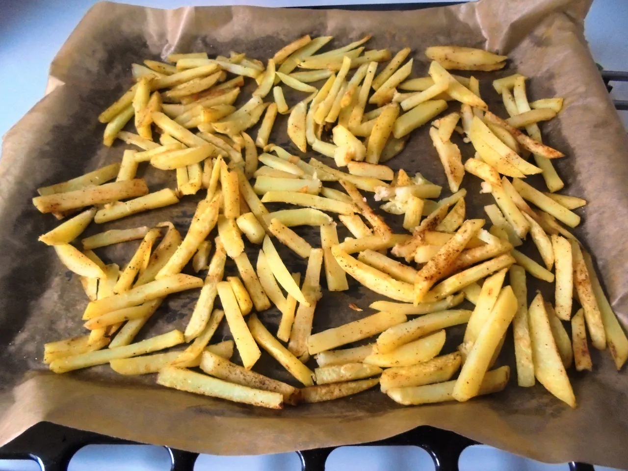 przygotowanie ziemniaków na frytki