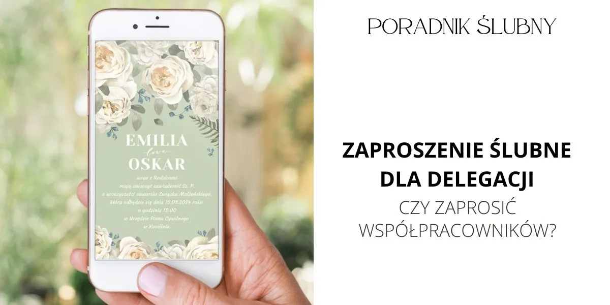 elegancka delegacja na ślubie