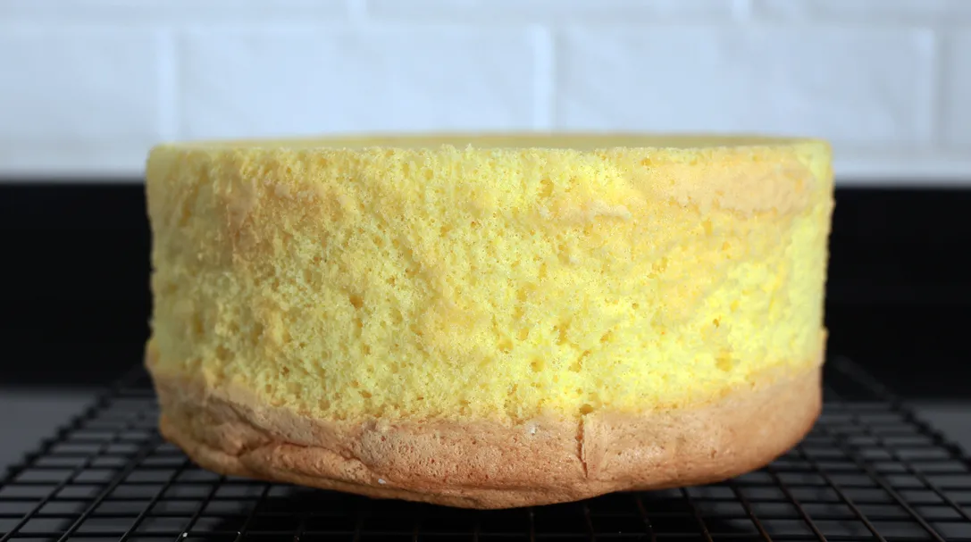 Puszysty biszkopt bezglutenowy w tortownicy 24 cm