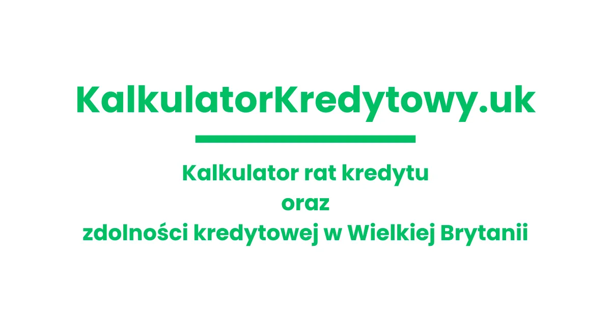 Zdjęcie Kalkulator kredytu hipotecznego UK: oblicz raty i koszty online