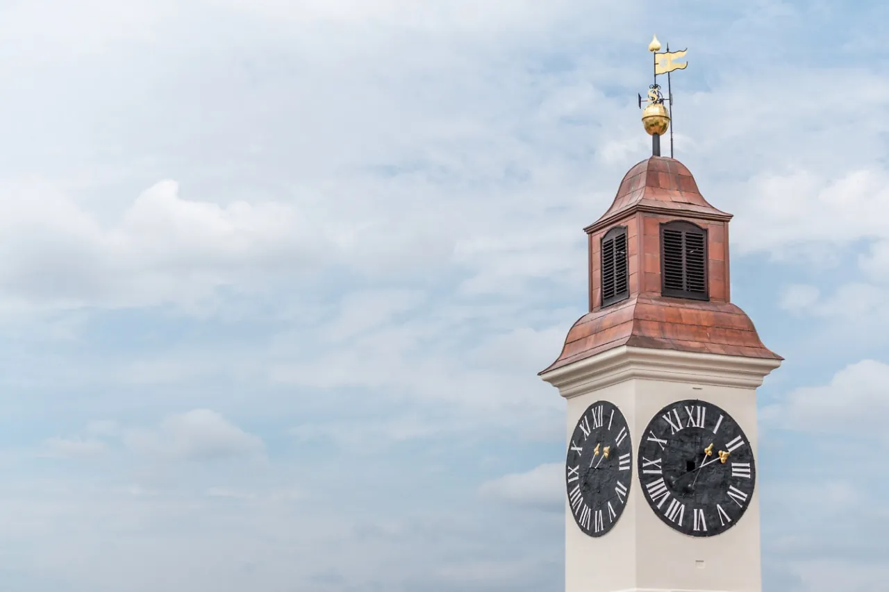 Twierdza Petrovaradin zegar