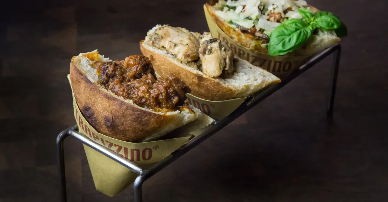 Rzymski street food supplì trapizzino