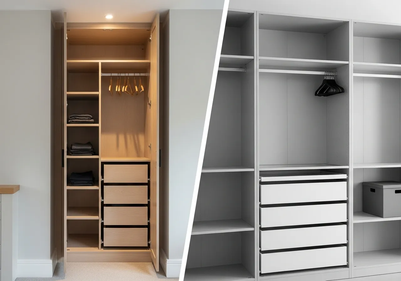 Szafa na wymiar vs szafa wolnostojąca porównanie