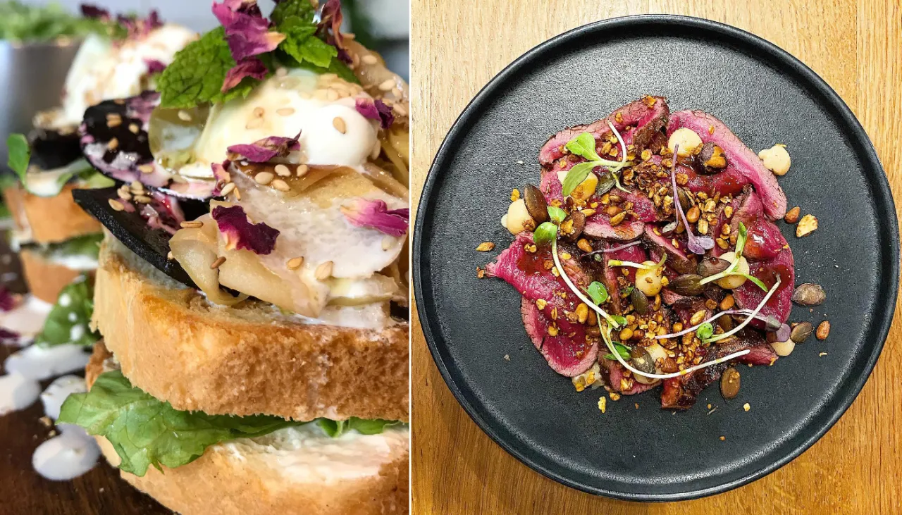 Plat bistronomique cr&eacute;atif