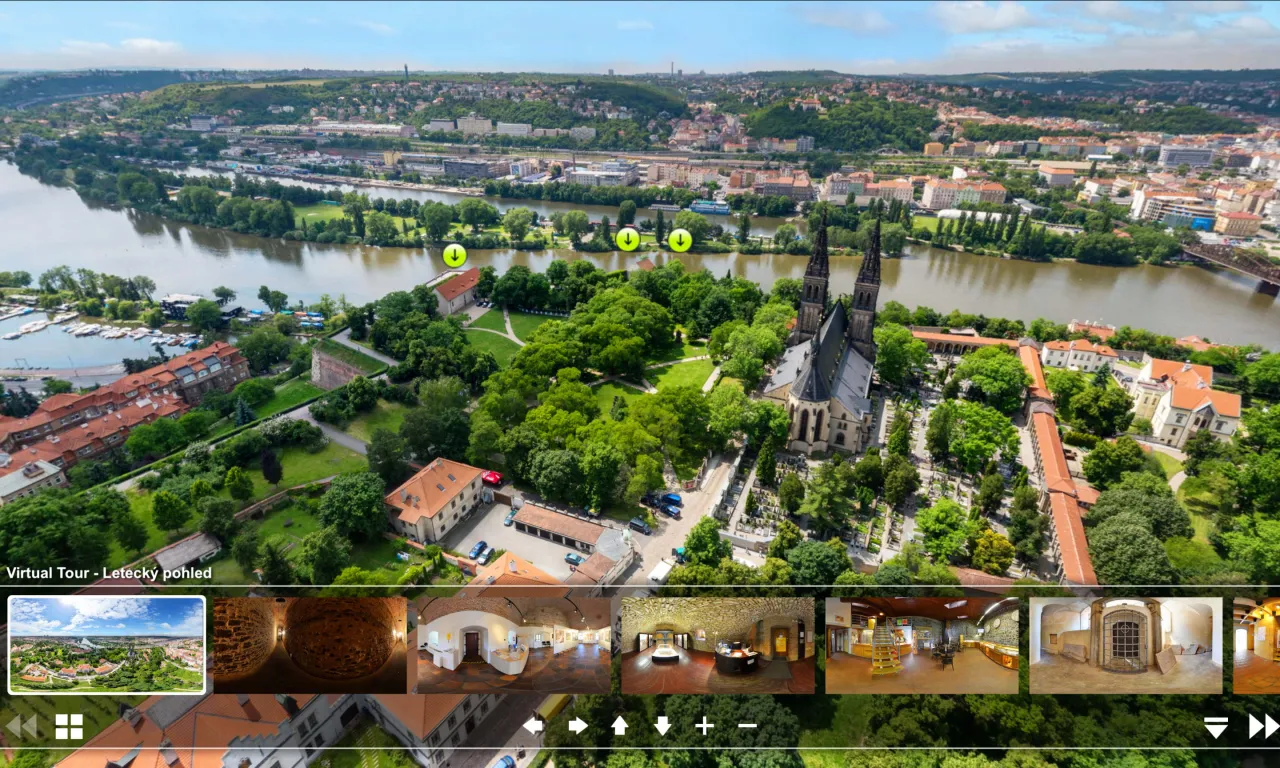 Wyszehrad Praga panorama