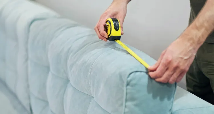 jak zdjąć miarę na pokrowiec kanapy