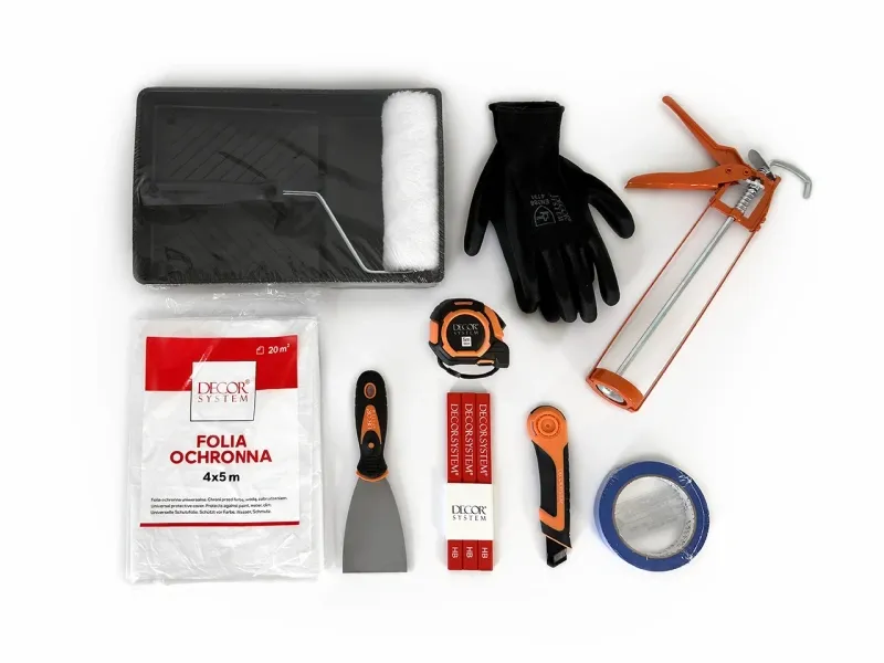 Narzędzia do montażu listew styropianowych