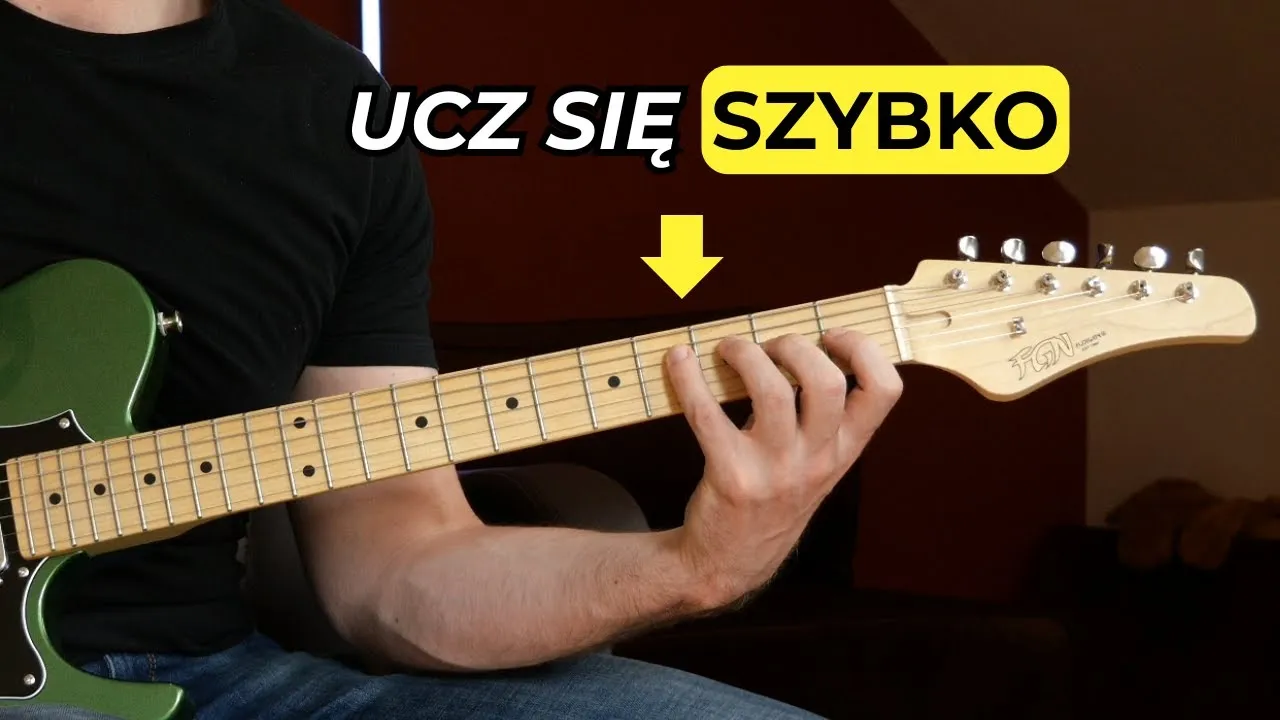 Mapa drogowa nauki gry na gitarze elektrycznej