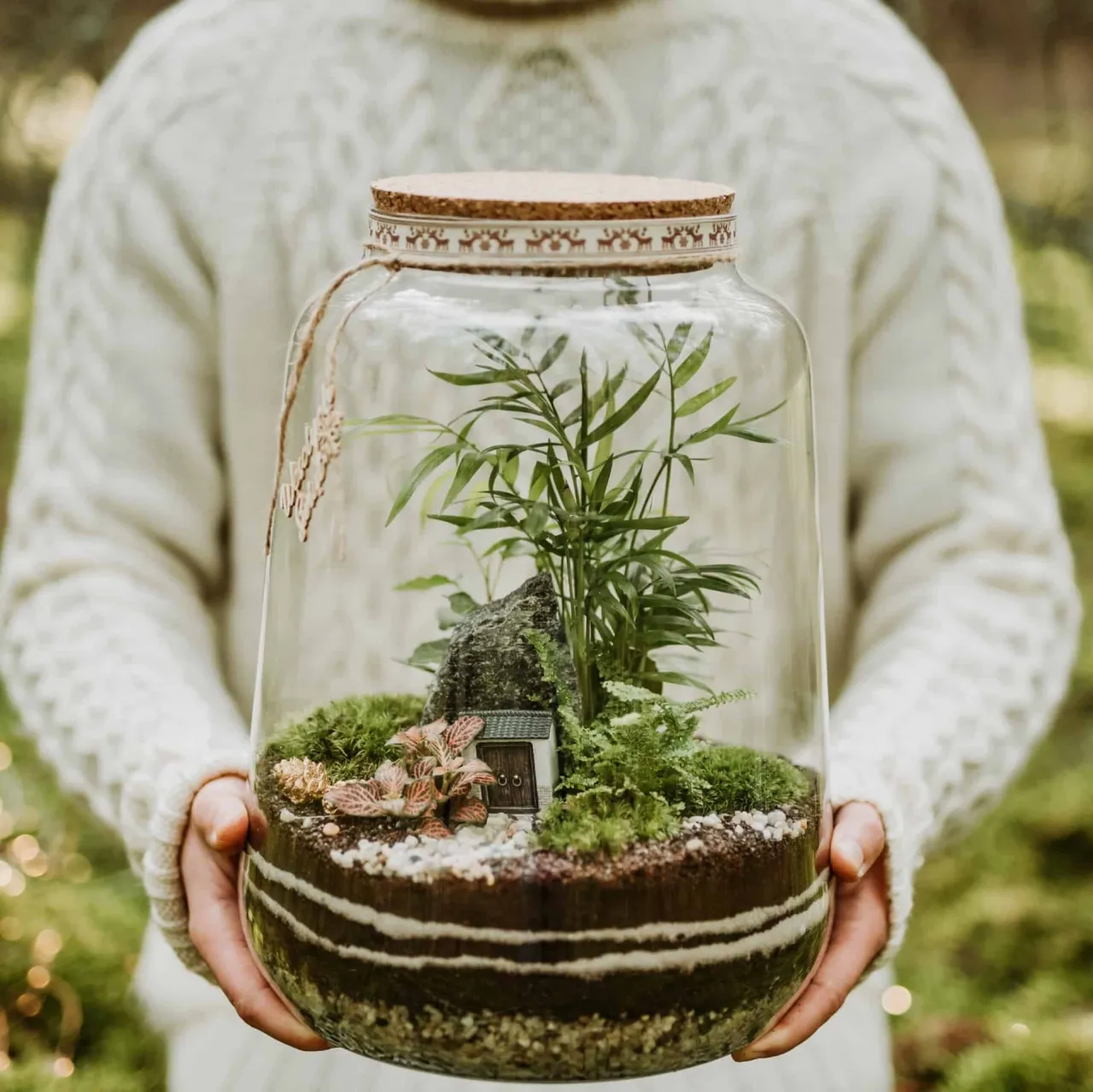 las w słoiku prezent