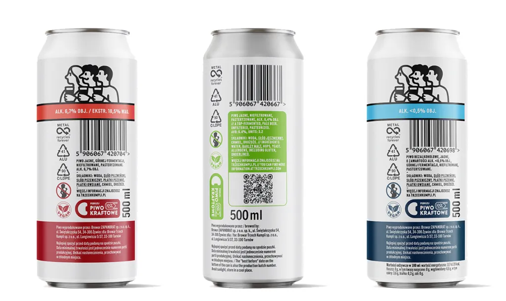 r&oacute;żne style piwa wegańskiego i niewegańskiego