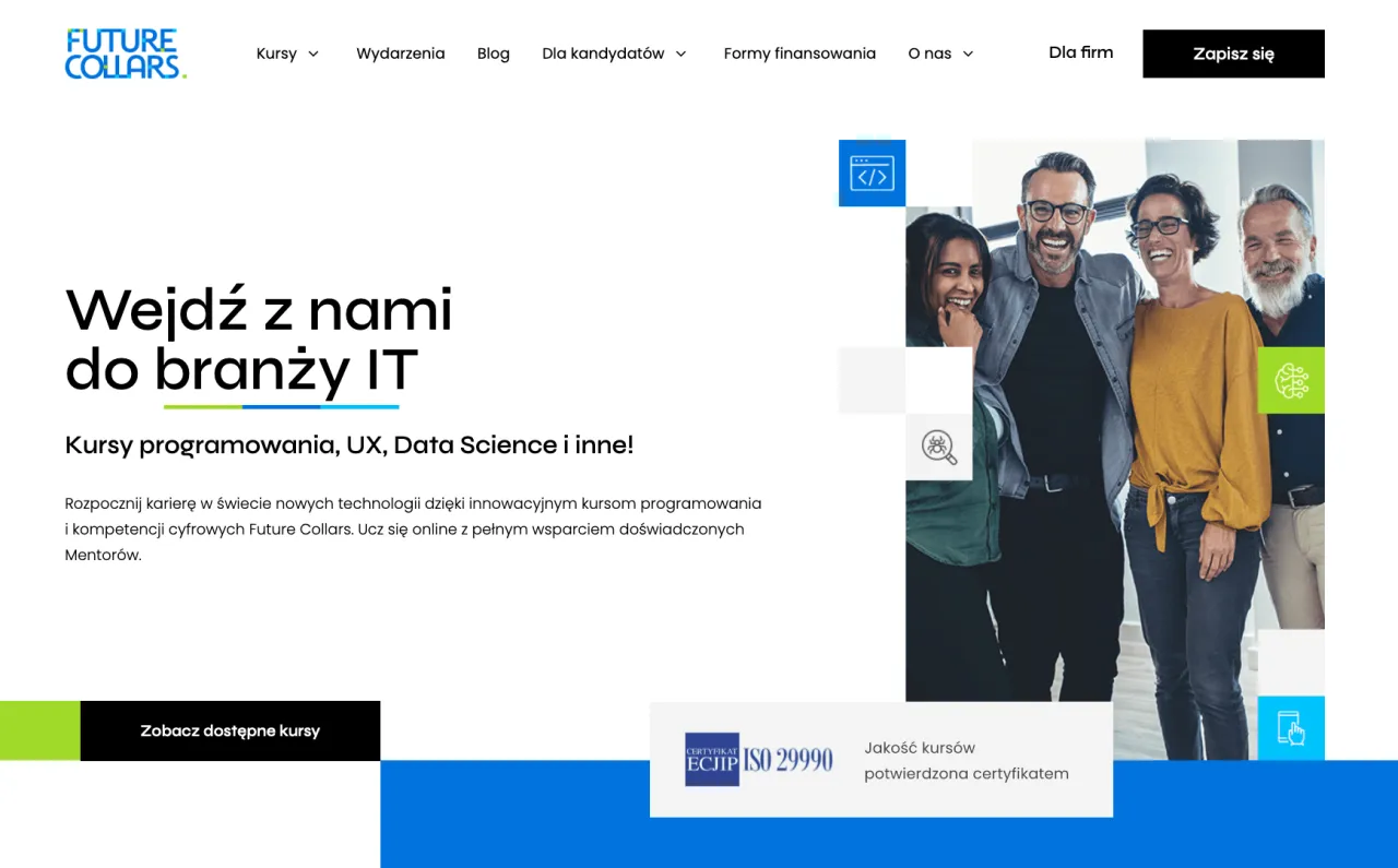Zdjęcie Zestaw pojęć definiujących interfejs użytkownika strony internetowej
