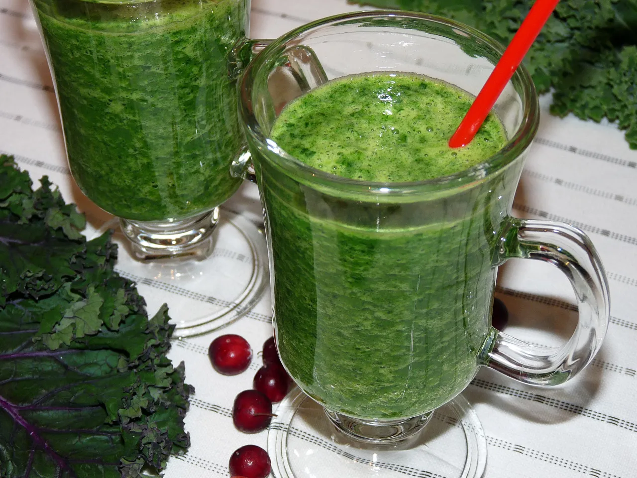 koktajl jarmuż banan jogurt przepis