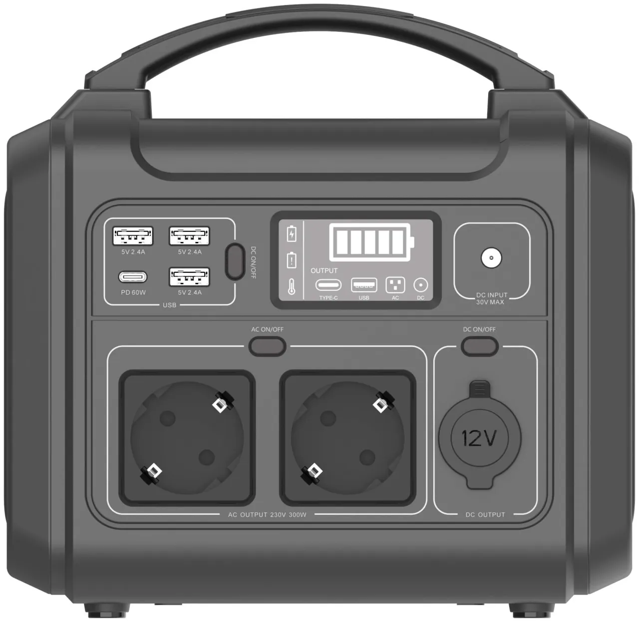 przenośna stacja zasilania w garażu