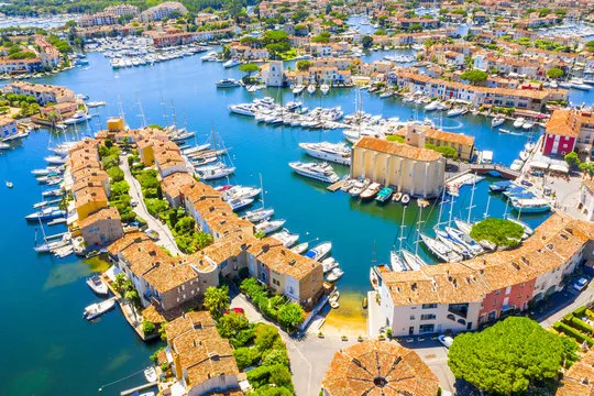 Port Grimaud z lotu ptaka