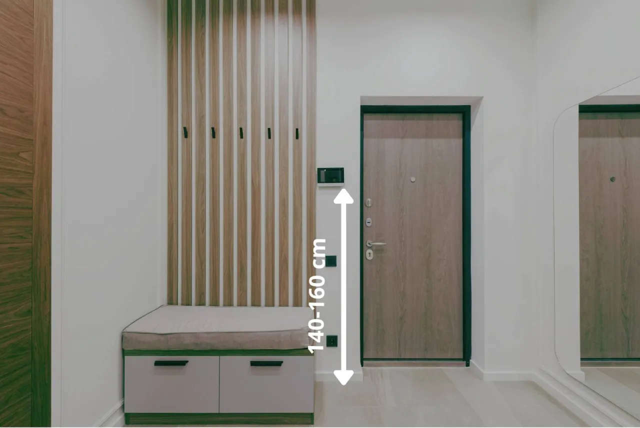 domofon na odpowiedniej wysokości, wideodomofon montaż