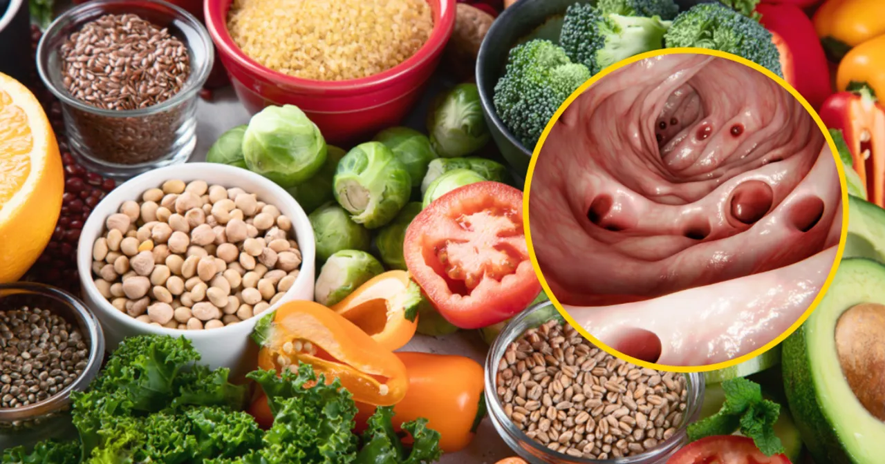 Dieta przy uchyłkach jelita grubego grafika informacyjna