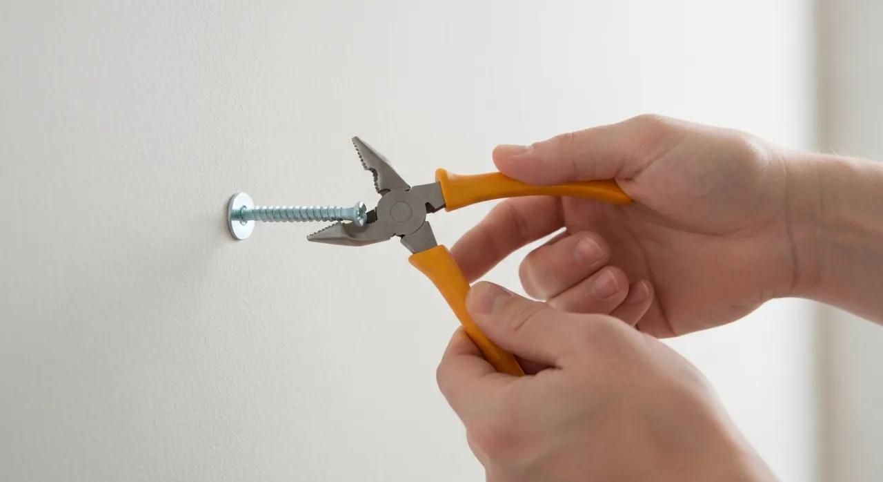 narzędzia do wyciągania kołków ze ściany