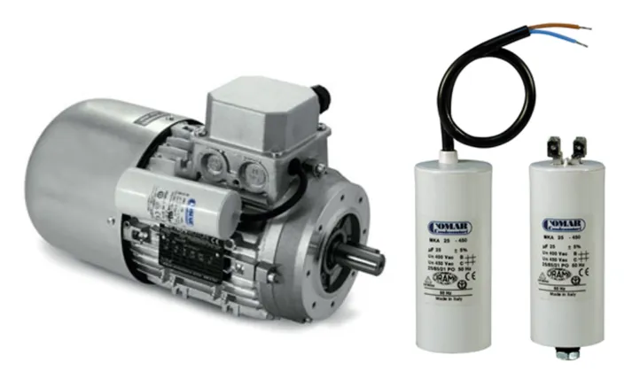 Rodzaje kondensatorów do silników jednofazowych