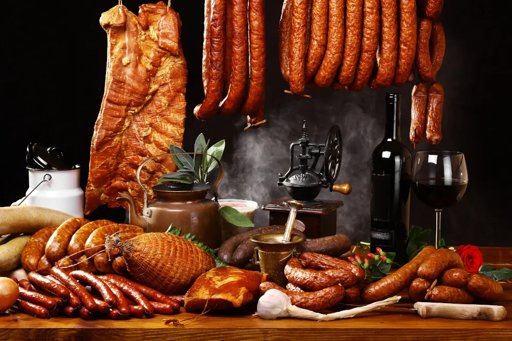 nowoczesny wiejski st&oacute;ł na wesele