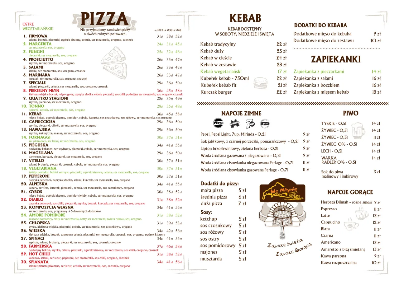 Drezno ceny jedzenia menu restauracji