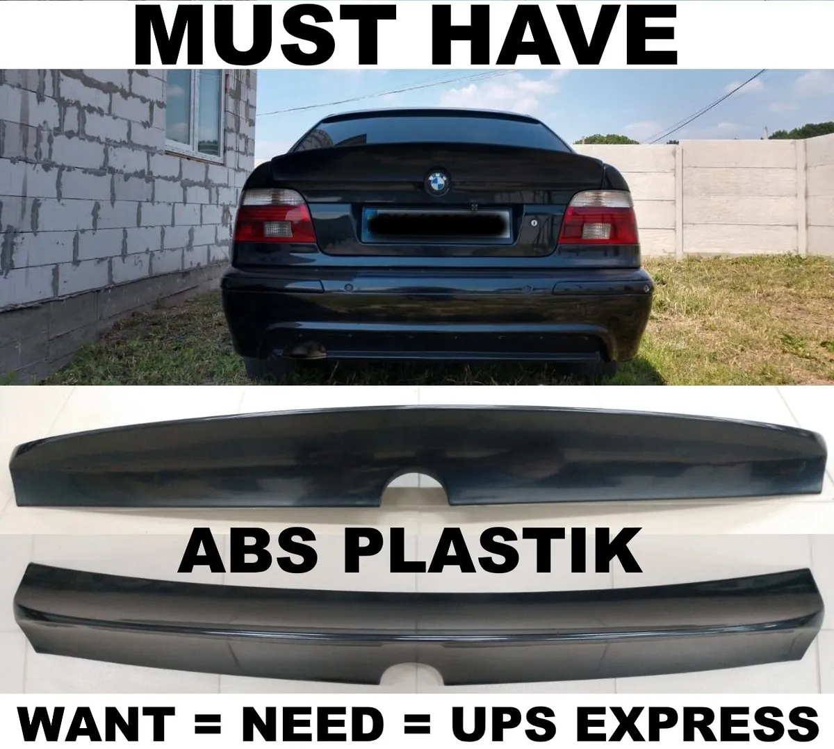 Rodzaje spoiler&oacute;w BMW M Performance CSL ducktail GT wing