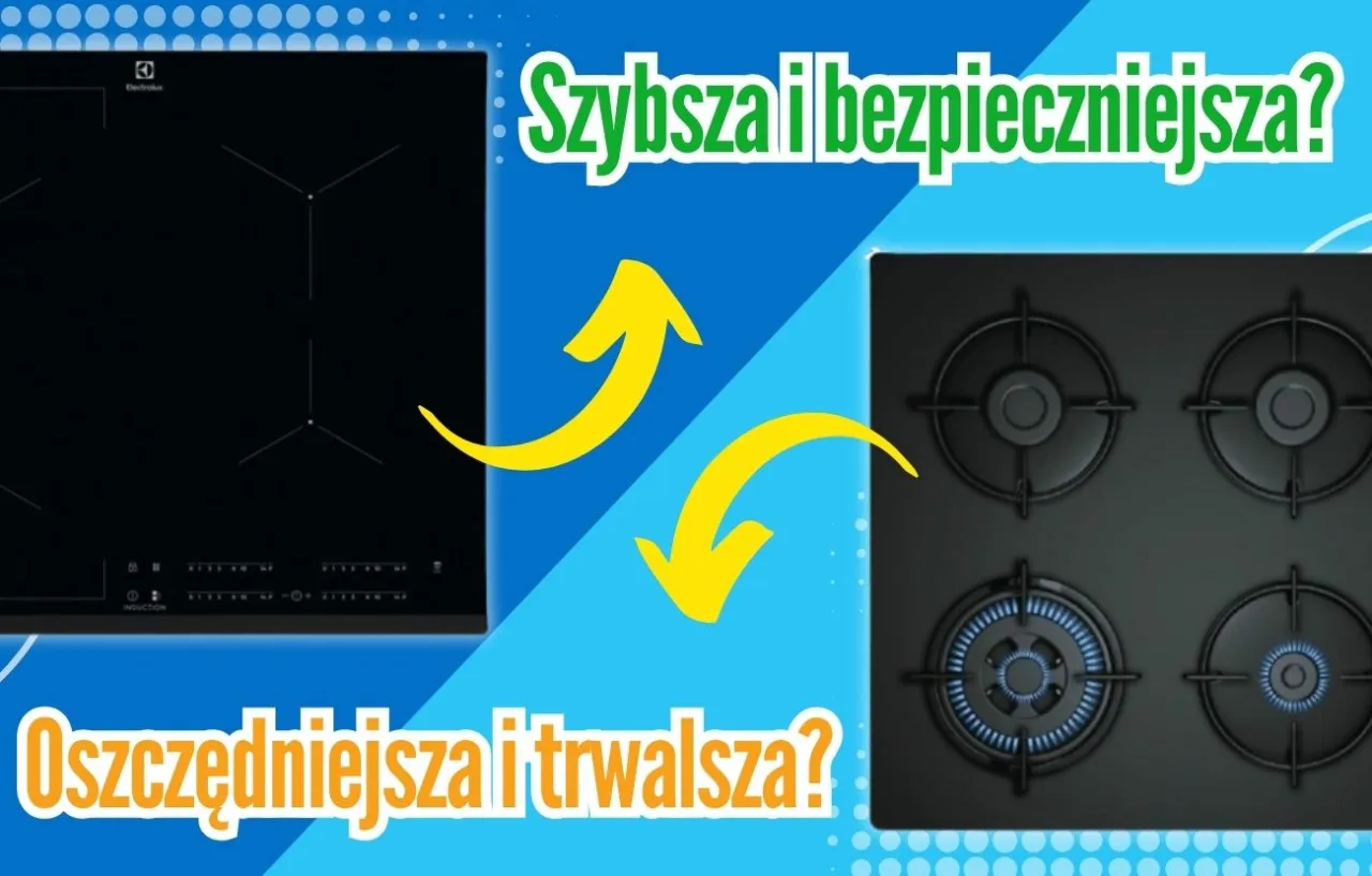 por&oacute;wnanie kuchenki indukcyjnej i gazowej