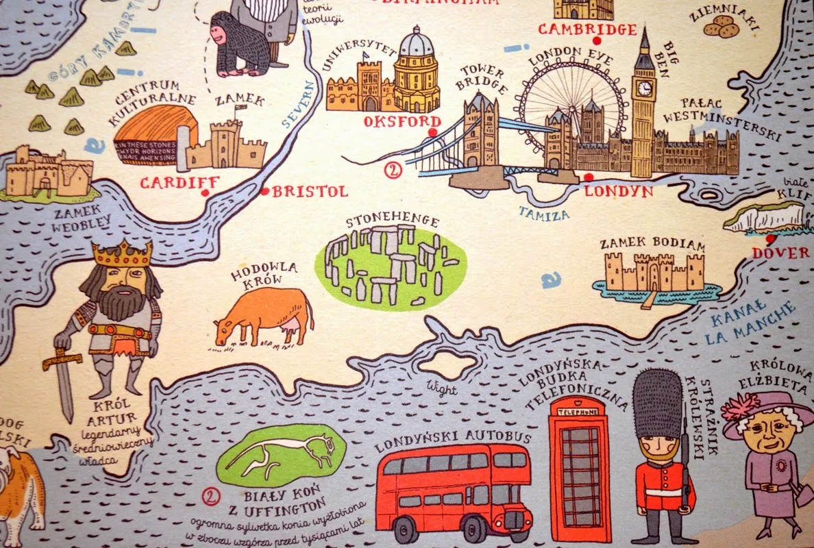 mapa stref komunikacyjnych Londynu