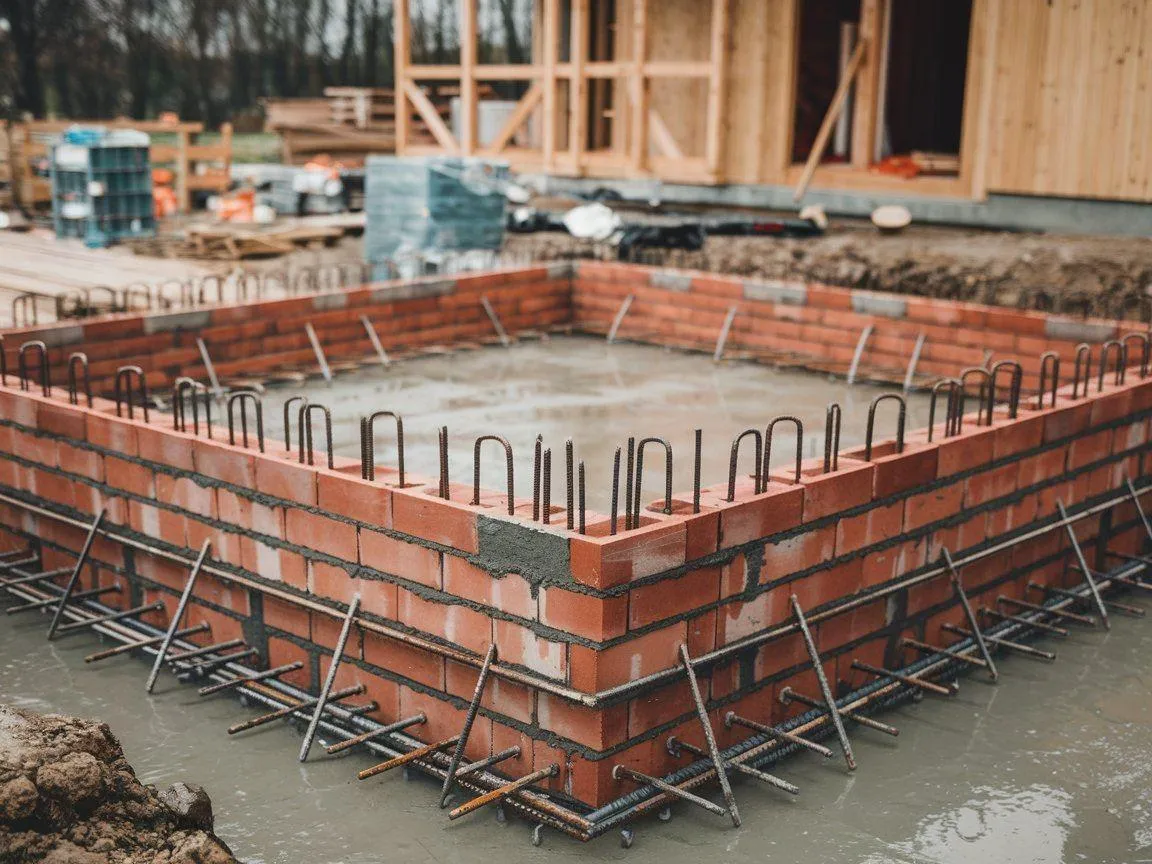 budowa garażu murowanego fundamenty i ściany z pustak&oacute;w