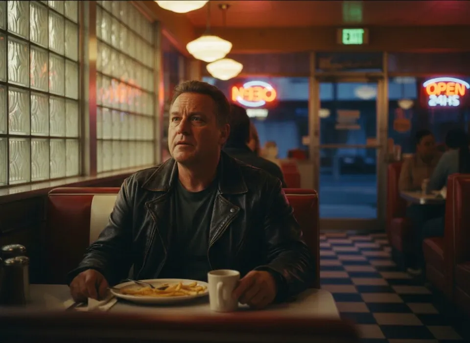 Rodzina Soprano finał scena Holsten's