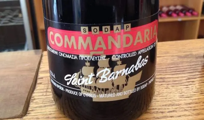 cypryjskie wino commandaria zivania