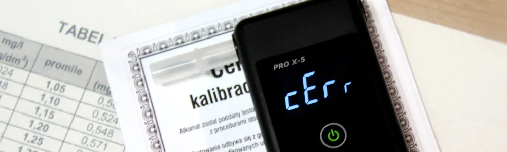 alkomat błąd wyświetlacz