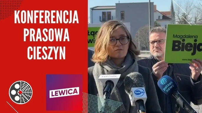 Magdalena Biejat konferencja prasowa Lewica