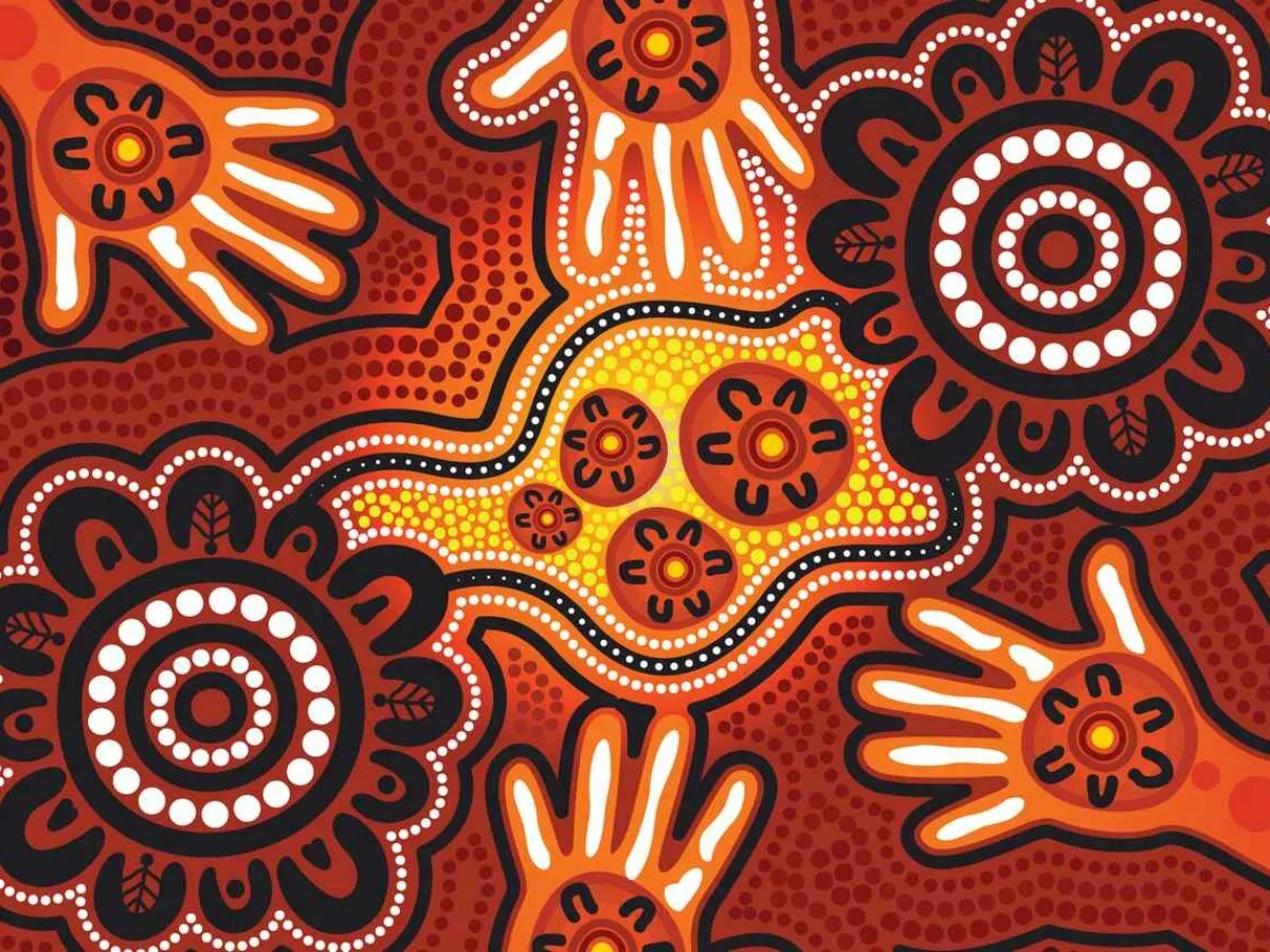 opale sztuka aborygeńska bumerang