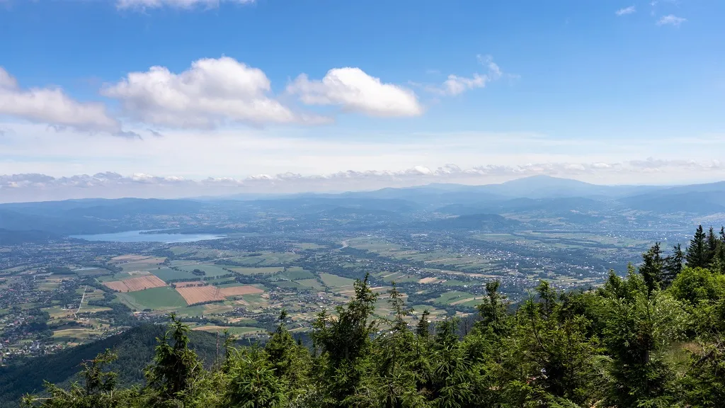 Skrzyczne szczyt panorama