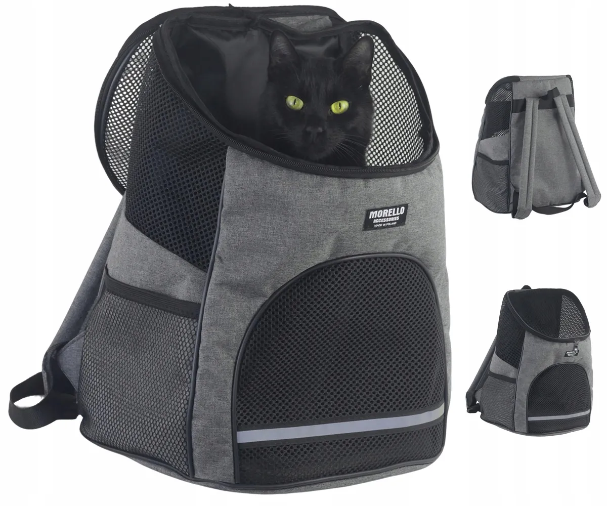 różne typy plecaków transporterów dla kotów