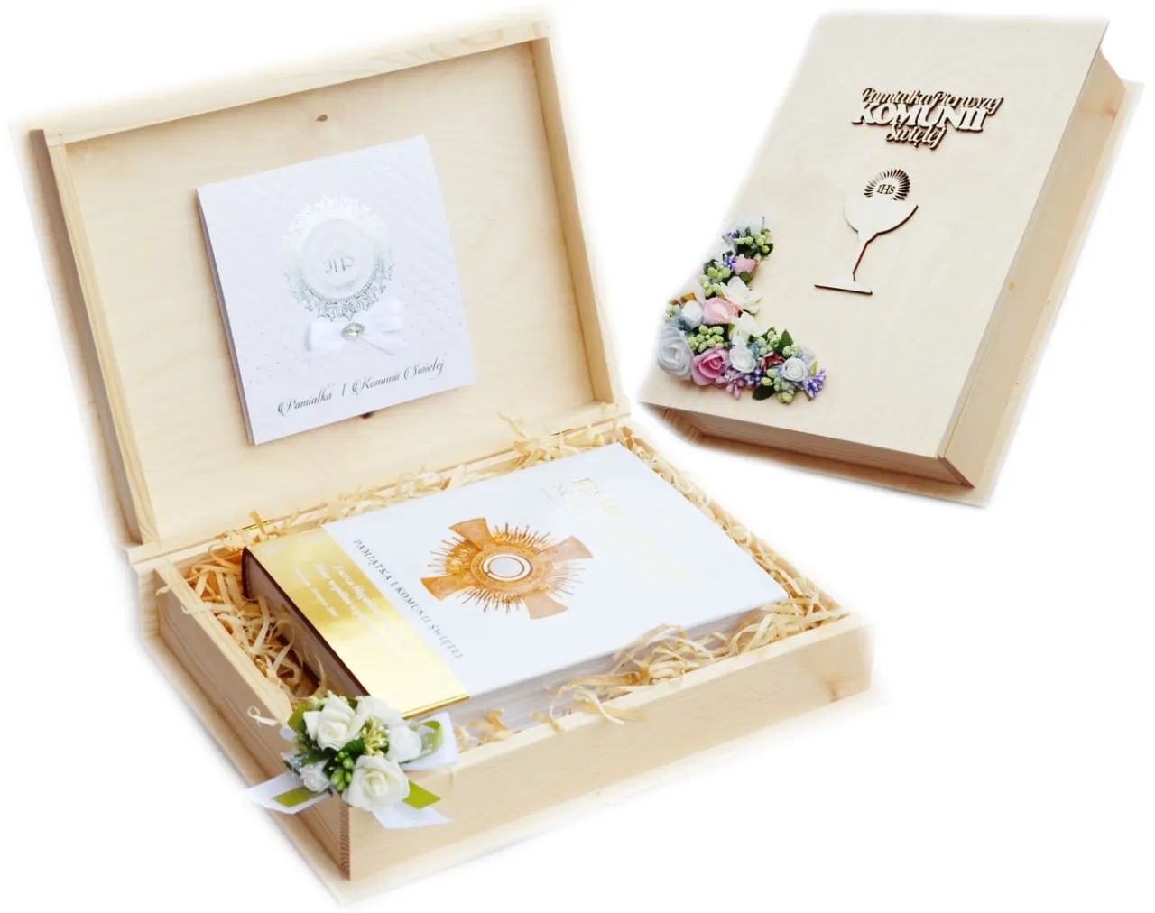 elegancki prezent na komunię świętą pamiątka