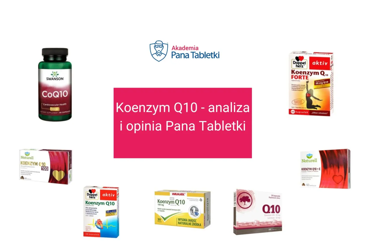 Dawkowanie koenzymu Q10 tabela