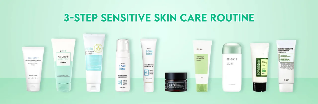 Schritt-f&uuml;r-Schritt Pflegeroutine trockene empfindliche Haut